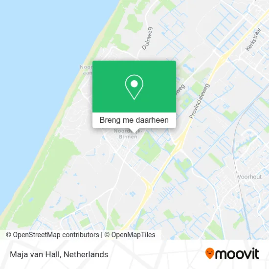 Maja van Hall kaart