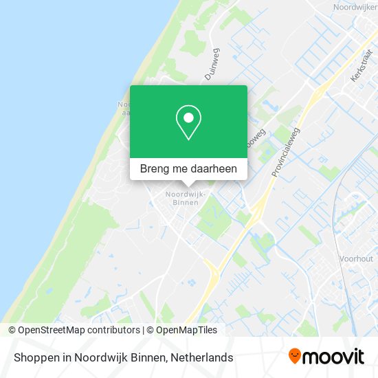 Shoppen in Noordwijk Binnen kaart