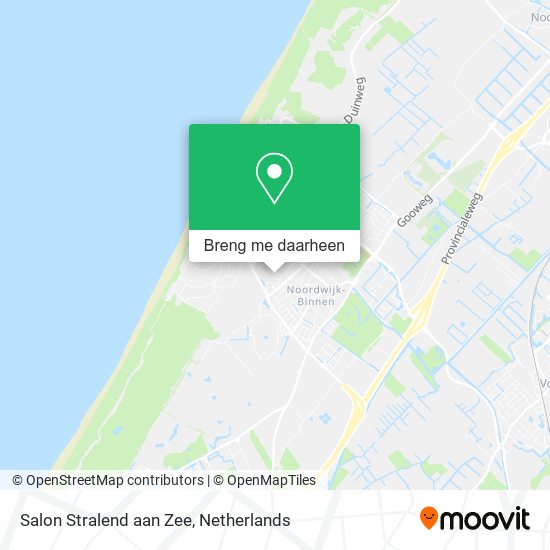 Salon Stralend aan Zee kaart