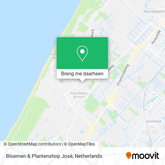 Bloemen & Plantenshop José kaart