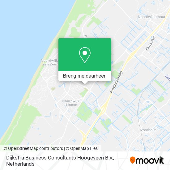 Dijkstra Business Consultants Hoogeveen B.v. kaart