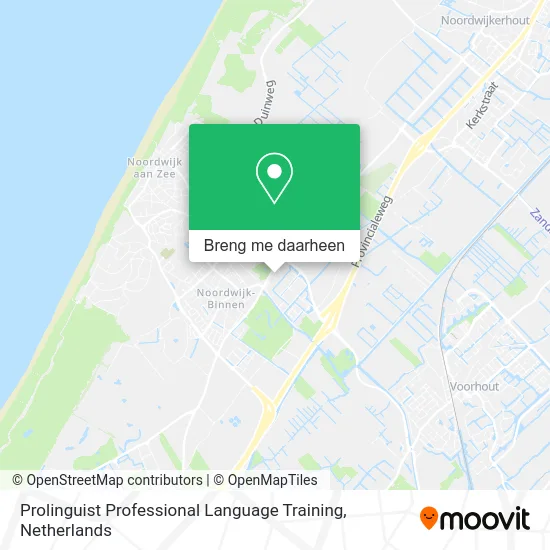 Prolinguist Professional Language Training kaart