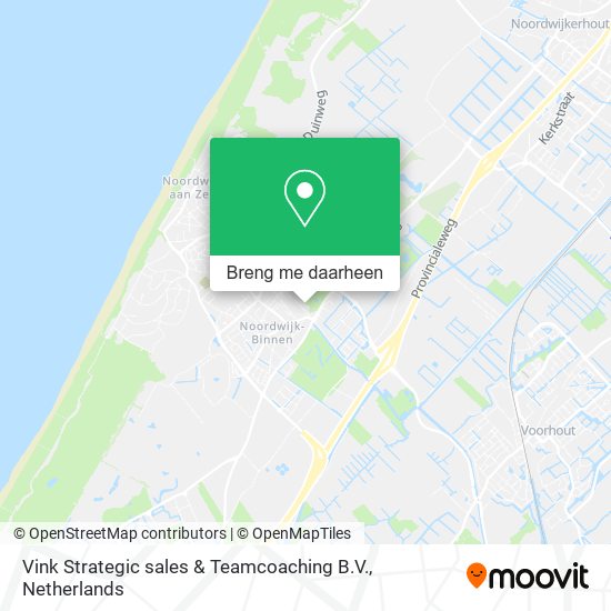 Vink Strategic sales & Teamcoaching B.V. kaart