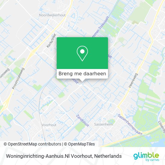 Woninginrichting-Aanhuis.Nl Voorhout kaart