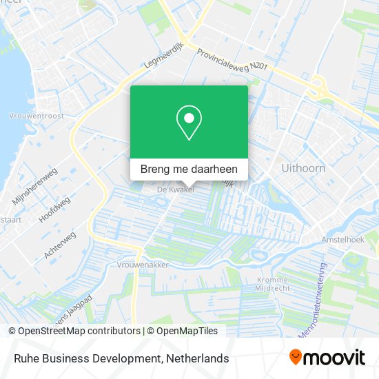 Ruhe Business Development kaart