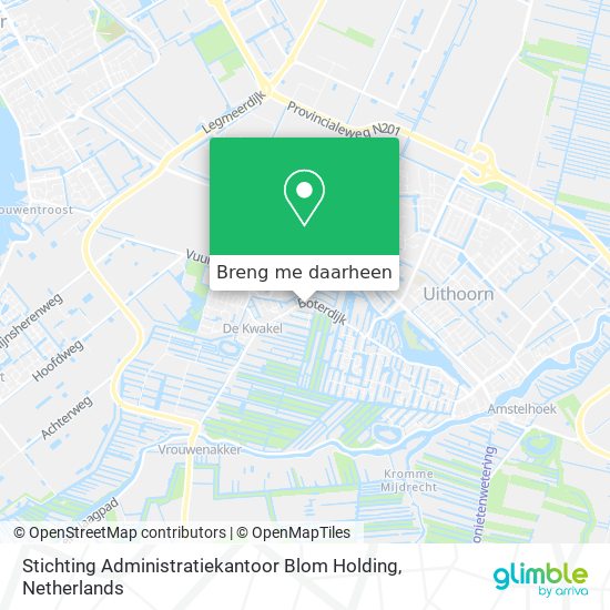 Stichting Administratiekantoor Blom Holding kaart