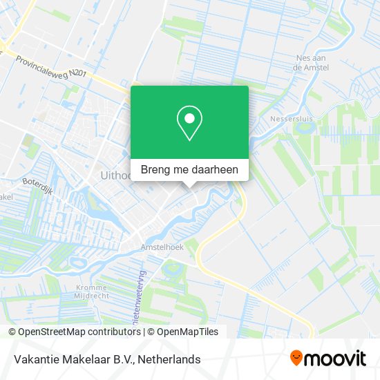 Vakantie Makelaar B.V. kaart