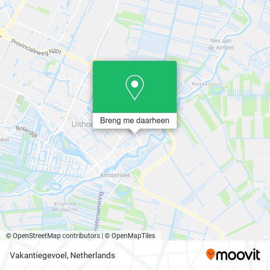 Vakantiegevoel kaart