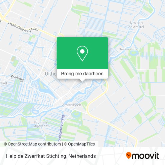 Help de Zwerfkat Stichting kaart