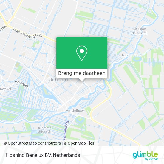 Hoshino Benelux BV kaart