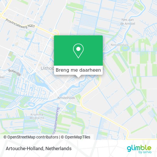 Artouche-Holland kaart