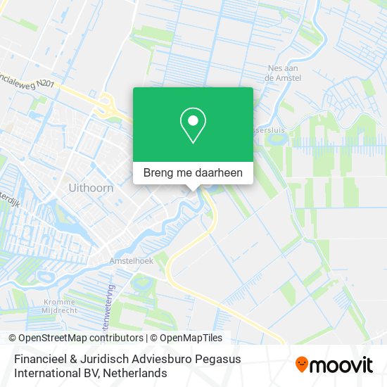 Financieel & Juridisch Adviesburo Pegasus International BV kaart