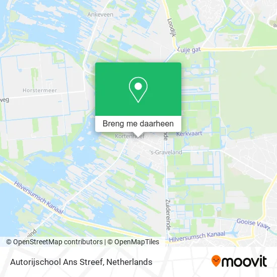 Autorijschool Ans Streef kaart