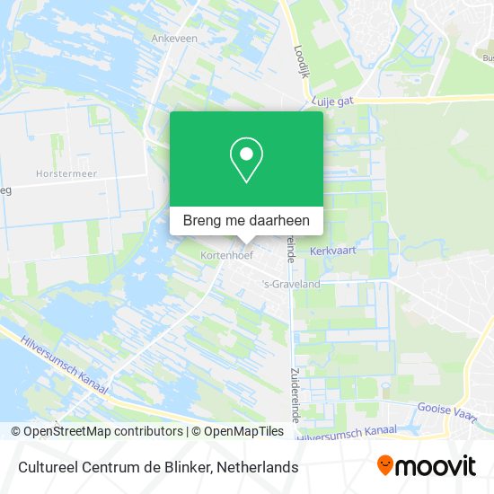 Cultureel Centrum de Blinker kaart