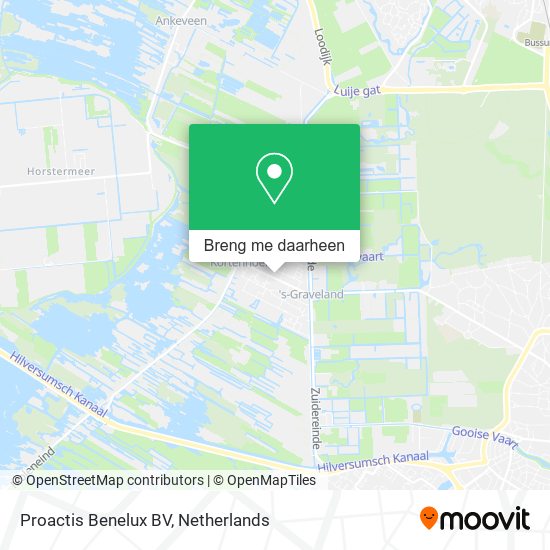Proactis Benelux BV kaart