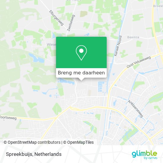 Spreekbuijs kaart