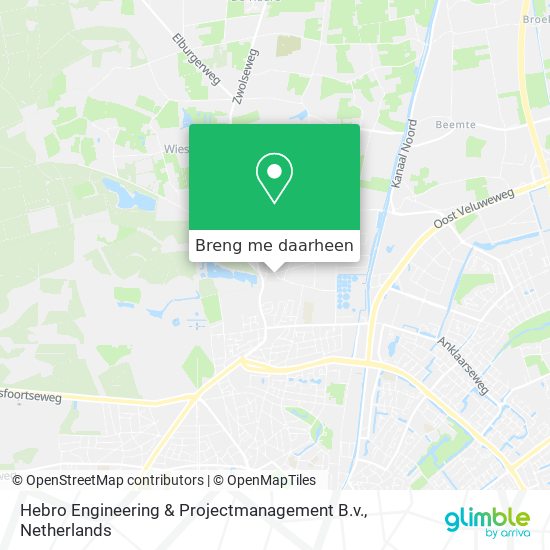 Hebro Engineering & Projectmanagement B.v. kaart