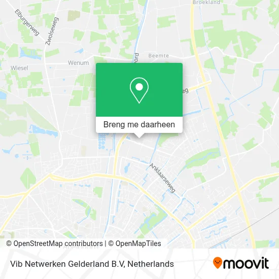 Vib Netwerken Gelderland B.V kaart