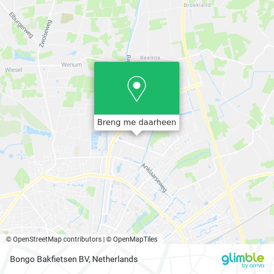 Bongo Bakfietsen BV kaart