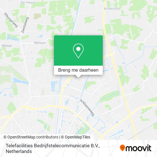 Telefacilities Bedrijfstelecommunicatie B.V. kaart