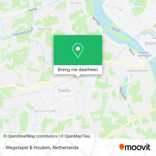 Wegstapel & Houben kaart