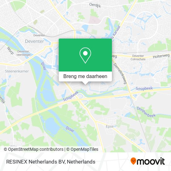 RESINEX Netherlands BV kaart