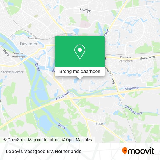 Lobevis Vastgoed BV kaart