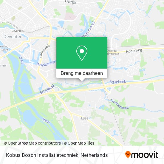 Kobus Bosch Installatietechniek kaart