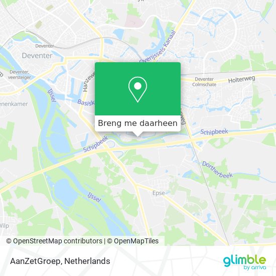 AanZetGroep kaart