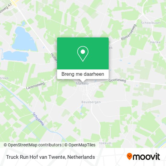 Truck Run Hof van Twente kaart
