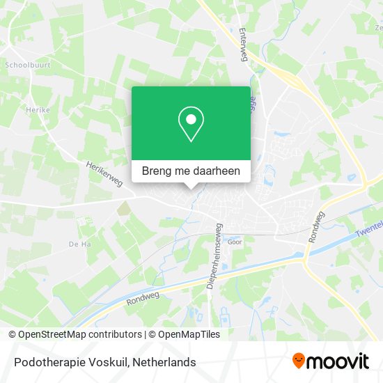 Podotherapie Voskuil kaart