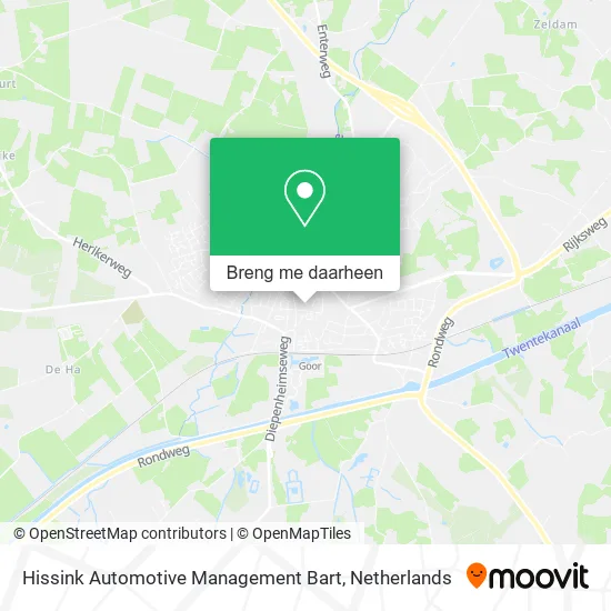 Hissink Automotive Management Bart kaart