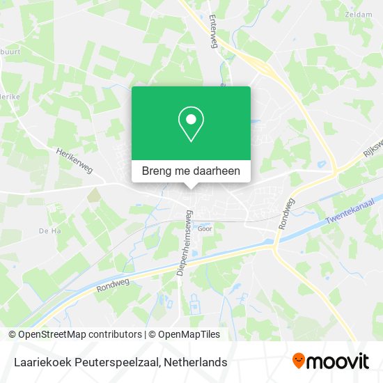 Laariekoek Peuterspeelzaal kaart