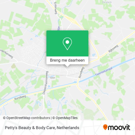 Petty's Beauty & Body Care kaart