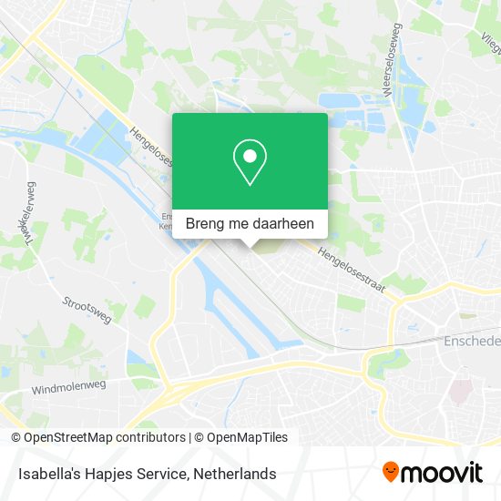 Isabella's Hapjes Service kaart
