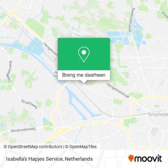 Isabella's Hapjes Service kaart