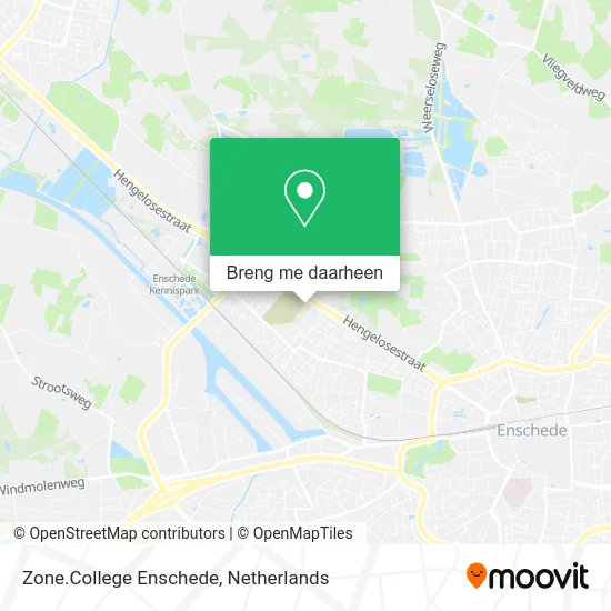 Zone.College Enschede kaart