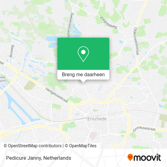 Pedicure Janny kaart