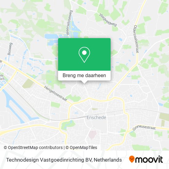 Technodesign Vastgoedinrichting BV kaart