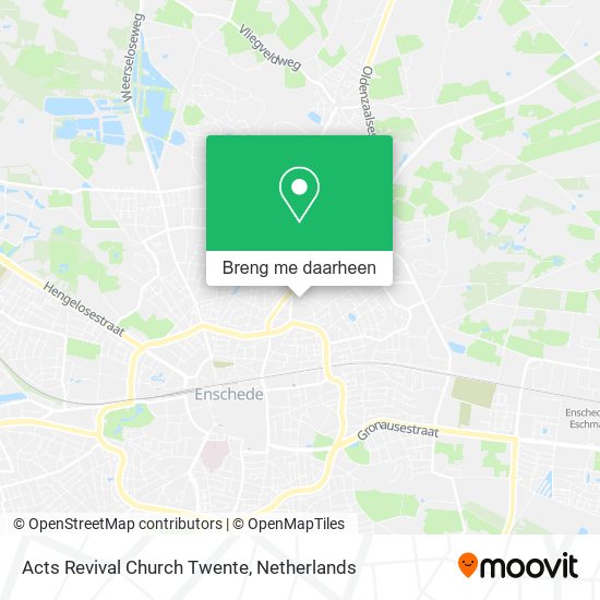 Acts Revival Church Twente kaart