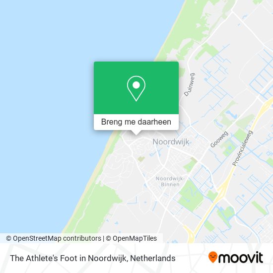 The Athlete's Foot in Noordwijk kaart