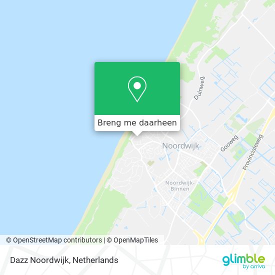 Dazz Noordwijk kaart