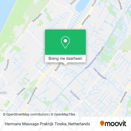 Hermans Massage Praktijk Tineke kaart