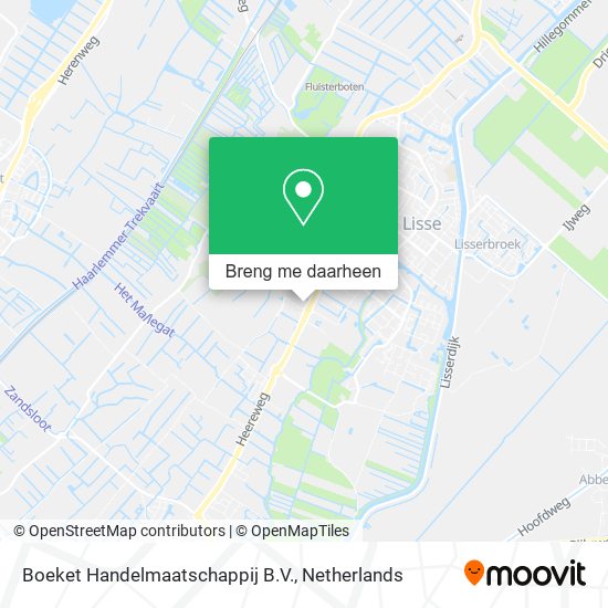 Boeket Handelmaatschappij B.V. kaart