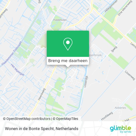 Wonen in de Bonte Specht kaart