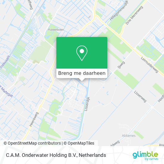 C.A.M. Onderwater Holding B.V. kaart