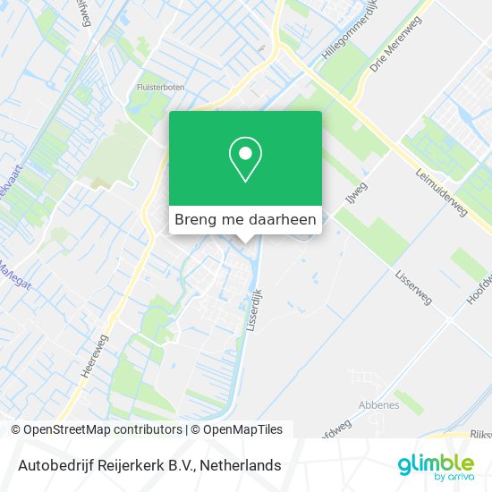 Autobedrijf Reijerkerk B.V. kaart