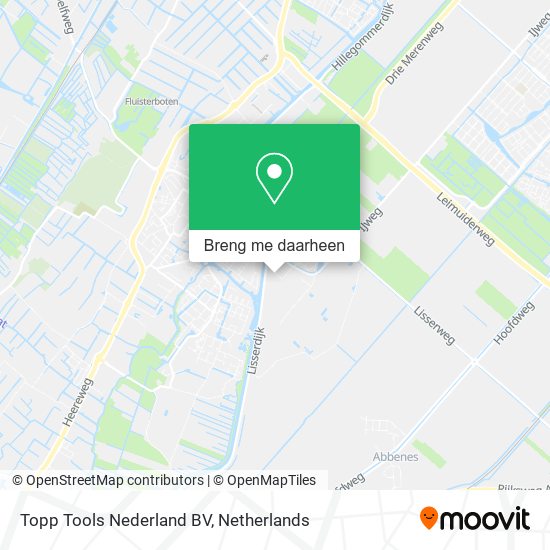 Topp Tools Nederland BV kaart