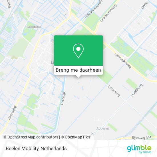 Beelen Mobility kaart