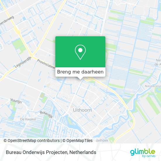 Bureau Onderwijs Projecten kaart